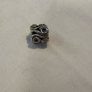 Pandora original wave amethyst  Bead Charm